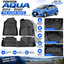 Toyota Aqua 2012-2020 TPE Floor Mats – Waterproof Custom Fit All-Weather Car Floor Mats