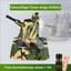 Solar Car Air Freshener Diffuser with Solar Rotation Cannon Shape – Dashboard Car Perfume