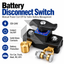 Heavy Duty Copper Car Battery Disconnect Switch 12V-24V – Manual Power Cut Off Battery Isolator