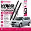 Flamingo Hybrid Wiper Blades for Toyota Probox 2002-2014 – Premium All-Weather Windshield Wipers