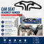 Car Seat Headrest Hanger – Dual Hook Clothes & Bag Holder for Car Back Seat Organizer