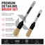 Premium Car Detailing Brush Pack of 2 – Soft Bristle Cleaning Brushes