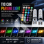 T10 Car Parking Light Multi RGB LED Bulb with Remote