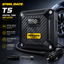 STEELMATE T5 Air Compressor Pump 12V DC Digital Tire Inflator with Auto Shut-Off & LED Emergency Light