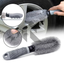 Auto Hub Car Alloy Wheels, Tires & Rims Cleaning Brush (Gray)