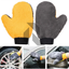 Soft Coral Fleece Double-Sided Car Washing Gloves – Ultra Soft Scratch-Free Wash Mitt