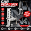 Car Pedal Lock – 8 Holes Adjustable Anti-Theft Security Lock for Clutch & Brake Pedal with Keys