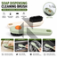 Car Soap Dispensing Cleaning Brush – Built-In Soap Dispenser Scrub Brush for Car Interior & Exterior
