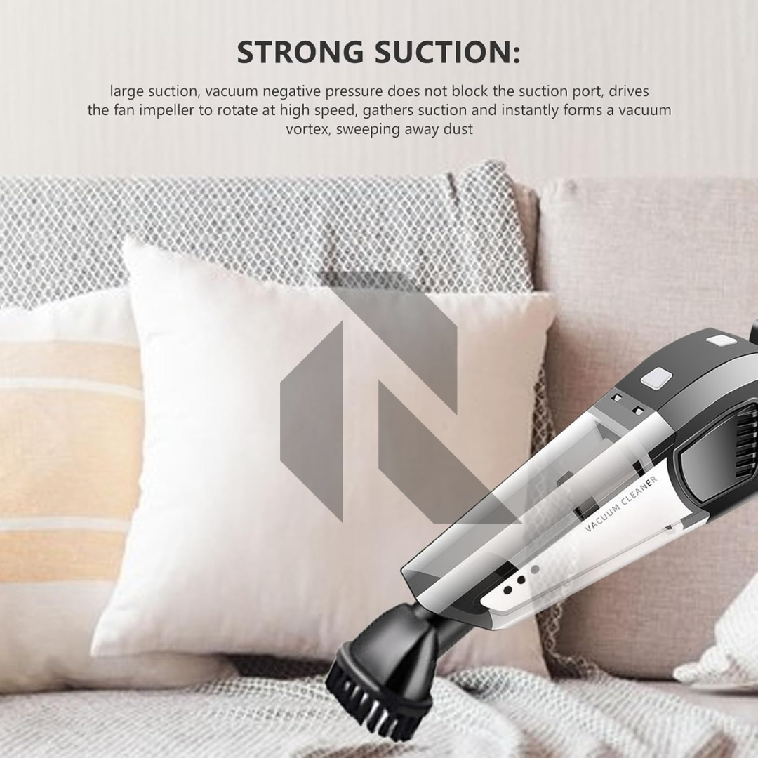 Handheld Vacuum Cleaner – 120W Powerful Car Vacuum Cleaner