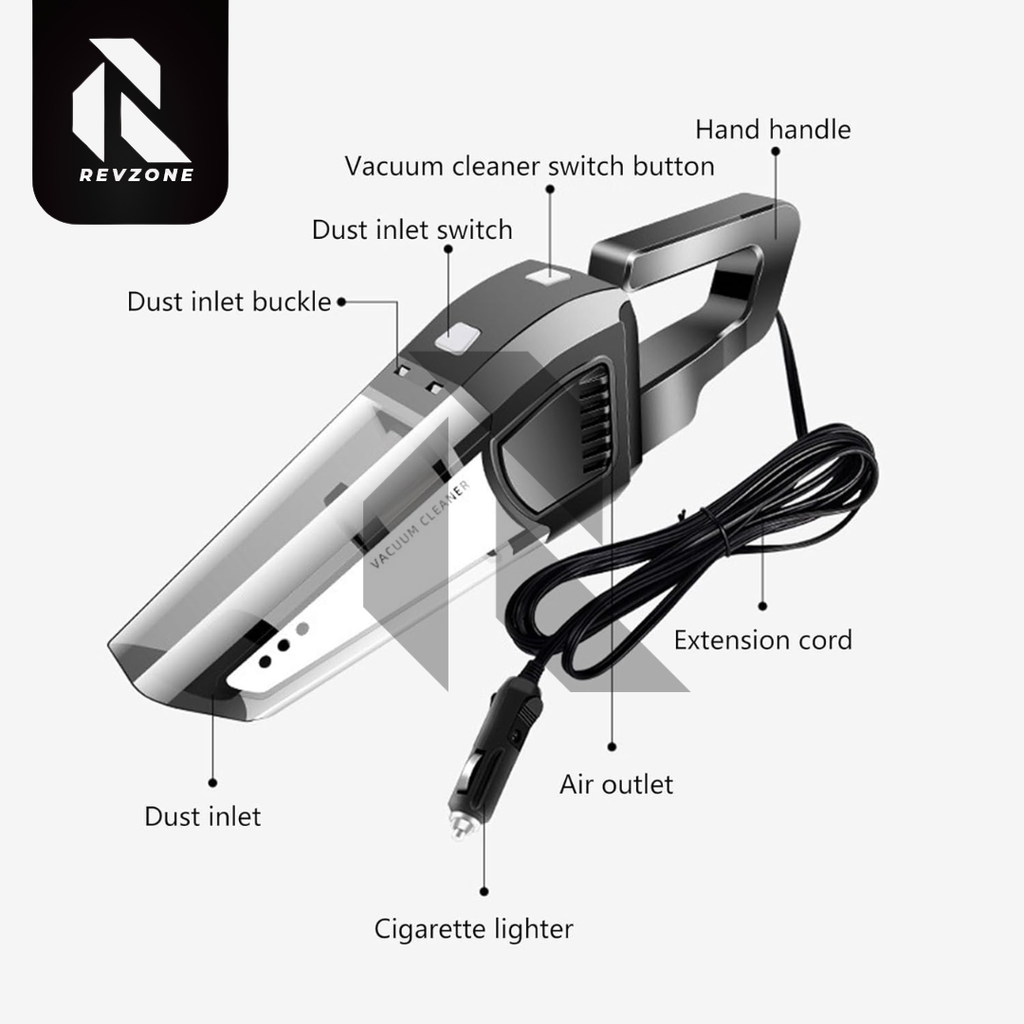 Handheld Vacuum Cleaner – 120W Powerful Car Vacuum Cleaner