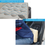 Universal Lumbar Support Massage Cushion 12V – Car Backrest Pillow for Back Posture Support & Driving Comfort