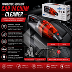 12V DC Wet & Dry Portable Car Vacuum Cleaner – High Power Handheld Auto Vacuum with Accessories