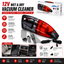 12V DC Wet & Dry Portable Car Vacuum Cleaner – High Power Handheld Auto Vacuum with Accessories
