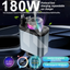 180W Car Charger with Starlight Ambient Light, Aromatherapy & Retractable Cables – LC-049