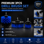 3-Piece Drill Brush Set – Power Scrubber for Car Detailing, Wheels, Tires, Seats & Interior