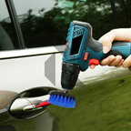 3-Piece Drill Brush Set – Power Scrubber for Car Detailing, Wheels, Tires, Seats & Interior