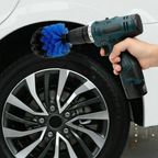 3-Piece Drill Brush Set – Power Scrubber for Car Detailing, Wheels, Tires, Seats & Interior