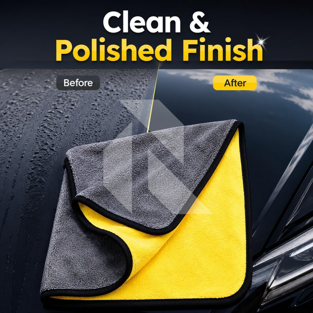 MAG Ultra Soft 500GSM Microfiber Cleaning Cloth 30x40CM – Thick Scratch-Free Towel