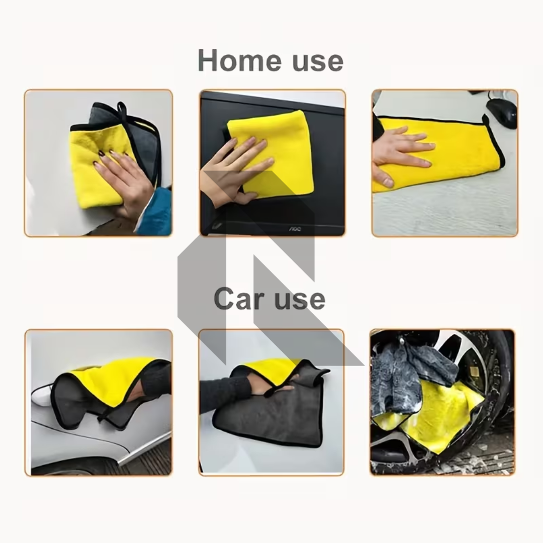 MAG Ultra Soft 500GSM Microfiber Cleaning Cloth 30x40CM – Thick Scratch-Free Towel