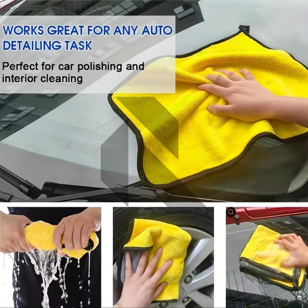 MAG Ultra Soft 500GSM Microfiber Cleaning Cloth 30x40CM – Thick Scratch-Free Towel