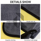 MAG Ultra Soft 500GSM Microfiber Cleaning Cloth 30x40CM – Thick Scratch-Free Towel