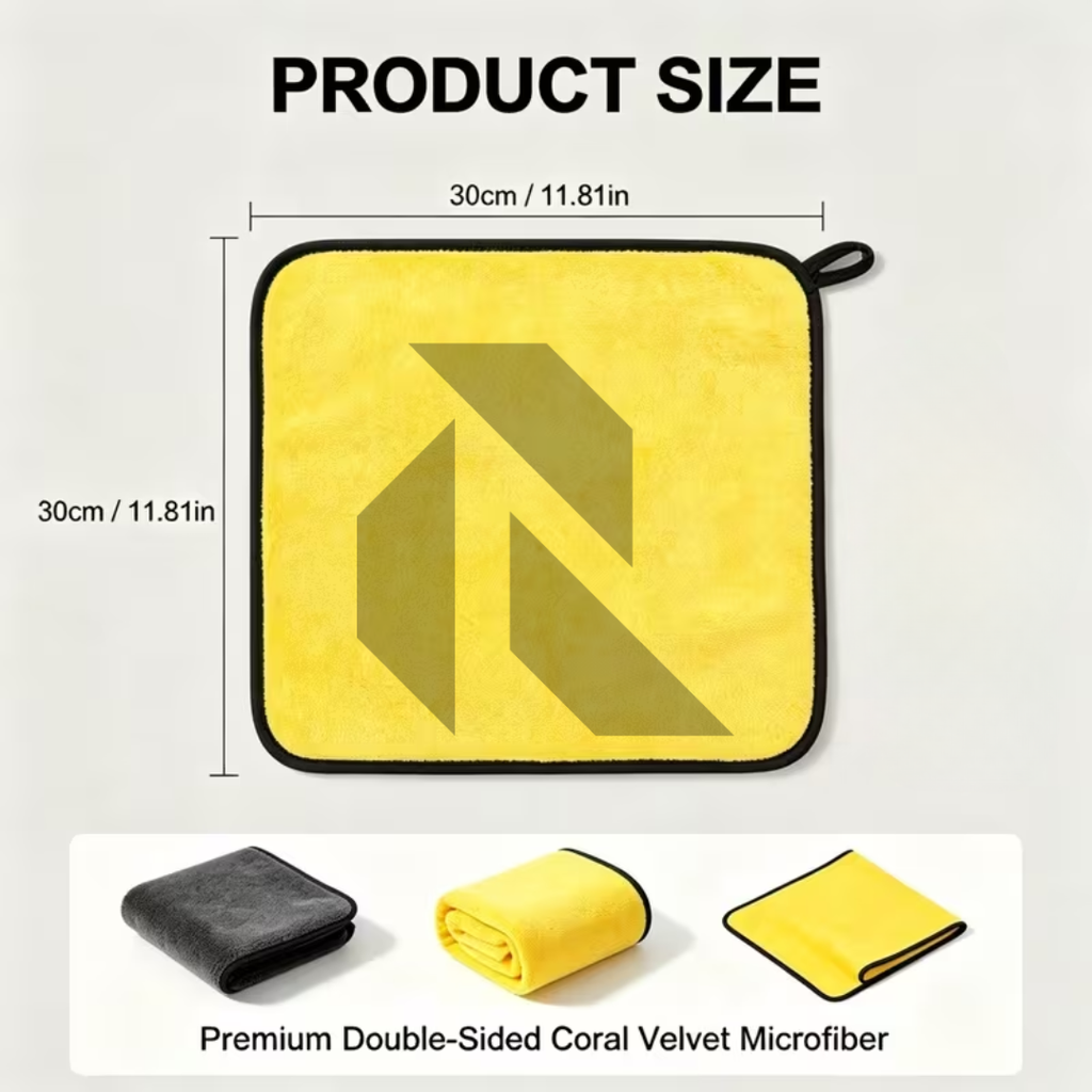 Premium Microfiber Drying Towel 500GSM 30x30CM