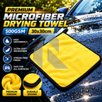 Premium Microfiber Drying Towel 500GSM 30x30CM