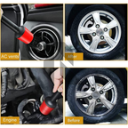 5pcs Car Detailing Brush Set – Interior & Exterior Cleaning Brushes for Car Detailing