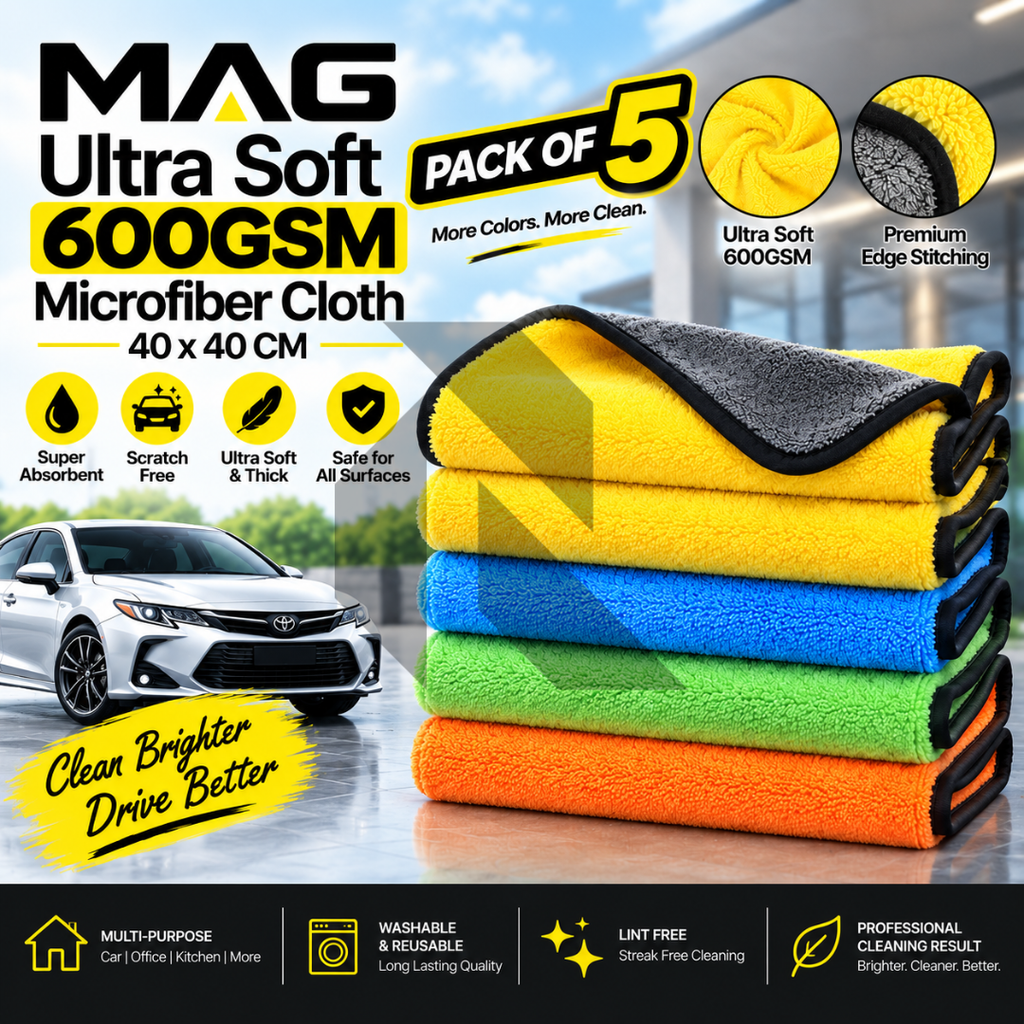 MAG Ultra Soft 600GSM Microfiber Cloth 40x40CM