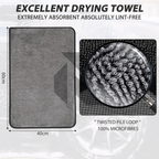Single Twisted Loop Microfiber Drying Towel 600GSM