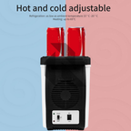 12V Car Refrigerator 6L – Portable Mini Fridge Cooler & Warmer for Travel, Camping & Cars