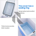 7.5L Portable Car Refrigerator 12V Mini Car Fridge & Warmer | Dual Cooling & Heating Travel Cooler Box for Road Trips, Camping & Fishing