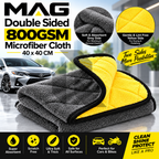 MAG Double Sided 800GSM Microfiber Cloth 40x40CM