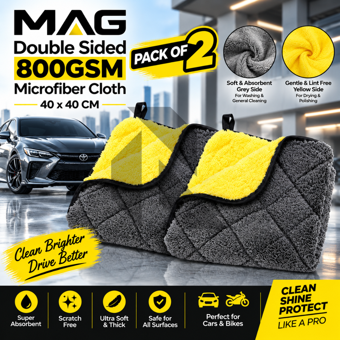 MAG Double Sided 800GSM Microfiber Cloth 40x40CM Secondary image