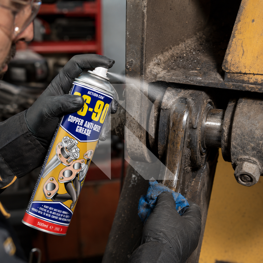 Action Can CS-90 Copper Anti-Seize Grease 500ml – High Temperature Lubricant & Corrosion Protection