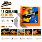 Armor All Microfibre Cleaning Cloths – Pack of 12 (30 × 40 CM)