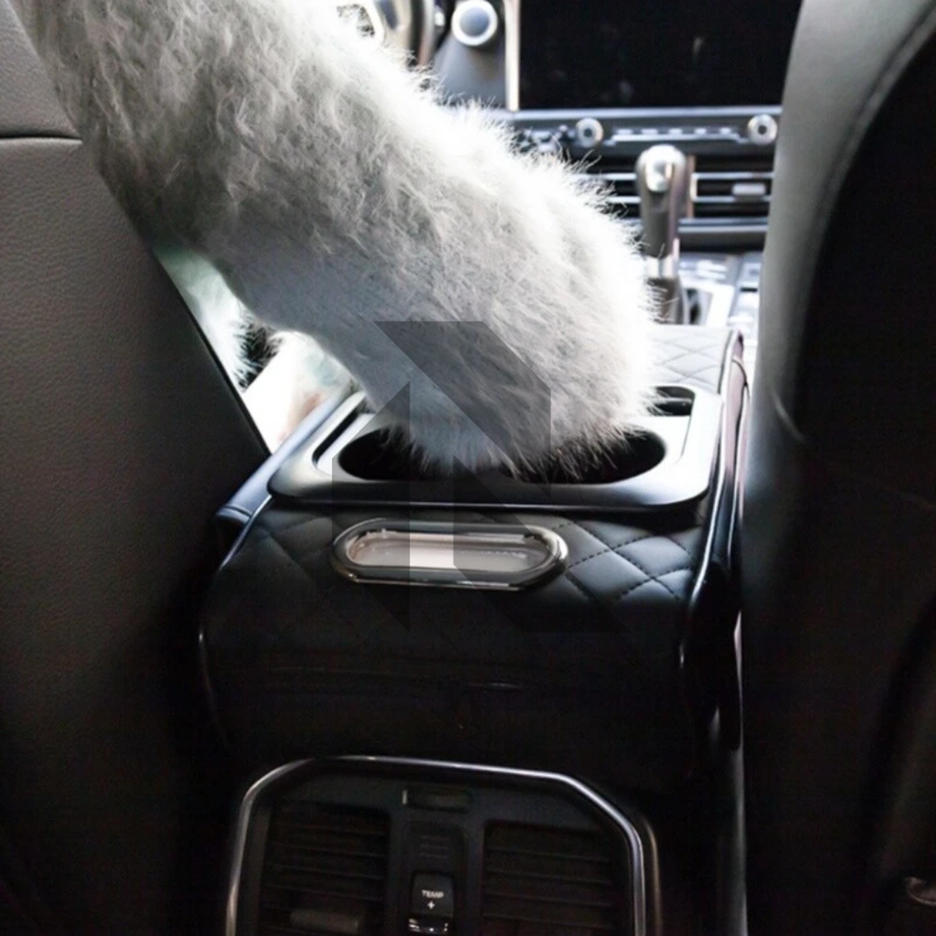 Multifunctional Car Armrest Cushion with Cup & Phone Holder – Center Console Protective Cover