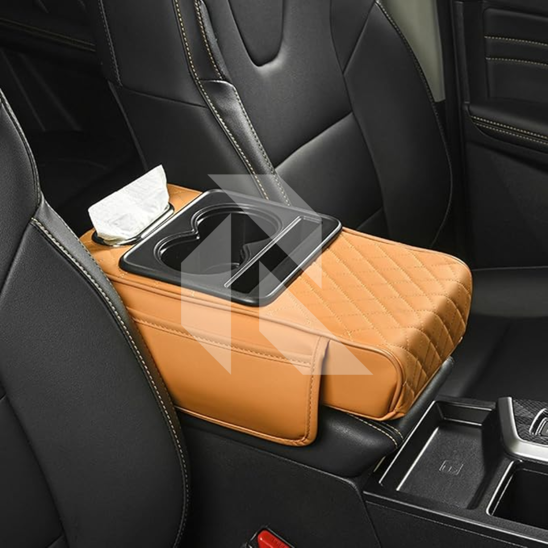 Multifunctional 5 in 1 Car Armrest Cushion (Random Color) Secondary image