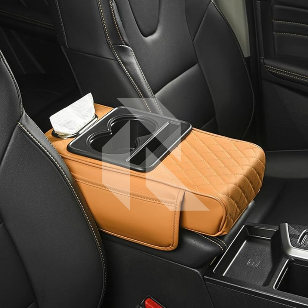 Multifunctional 5 in 1 Car Armrest Cushion (Random Color)