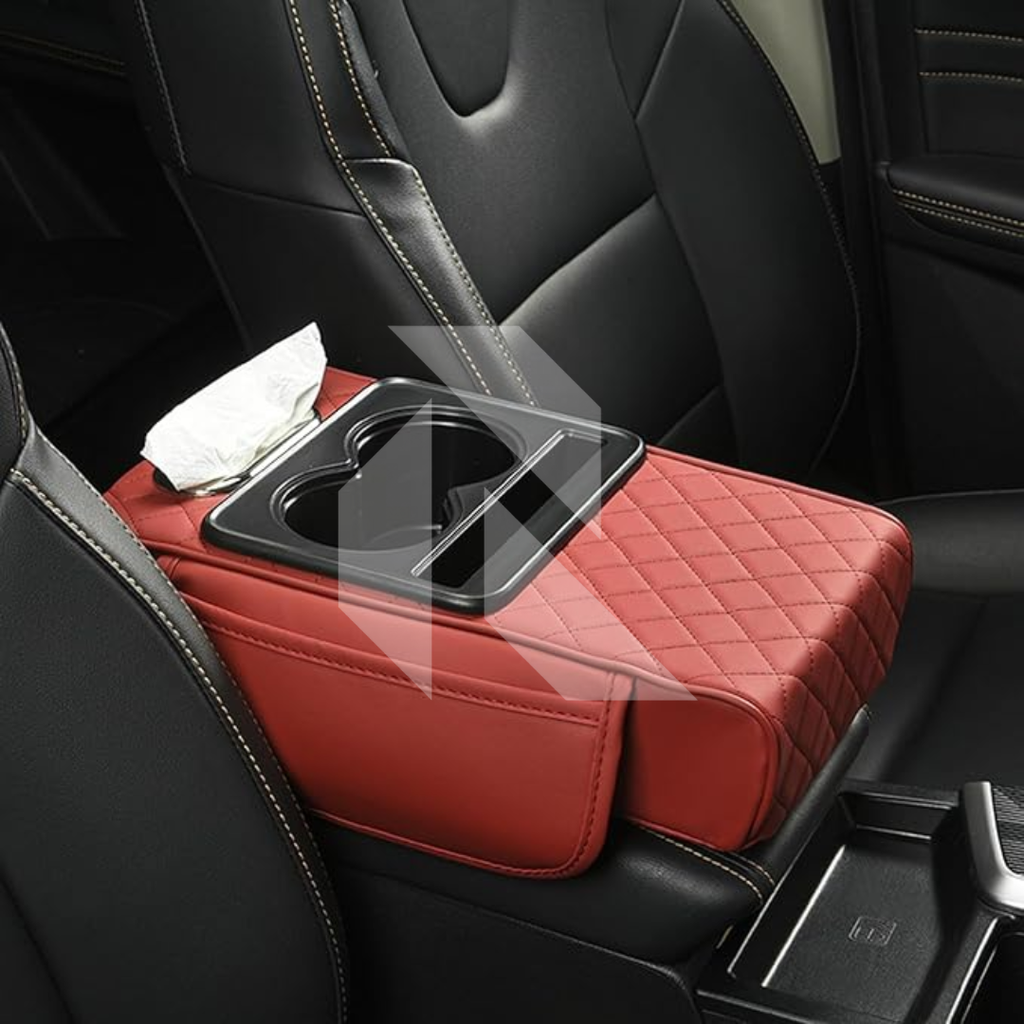 Multifunctional 5 in 1 Car Armrest Cushion (Random Color)