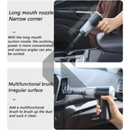 3-in-1 Portable Mini Vacuum Cleaner AS-228 – High Power Suction USB Rechargeable Car & Home Cleaning