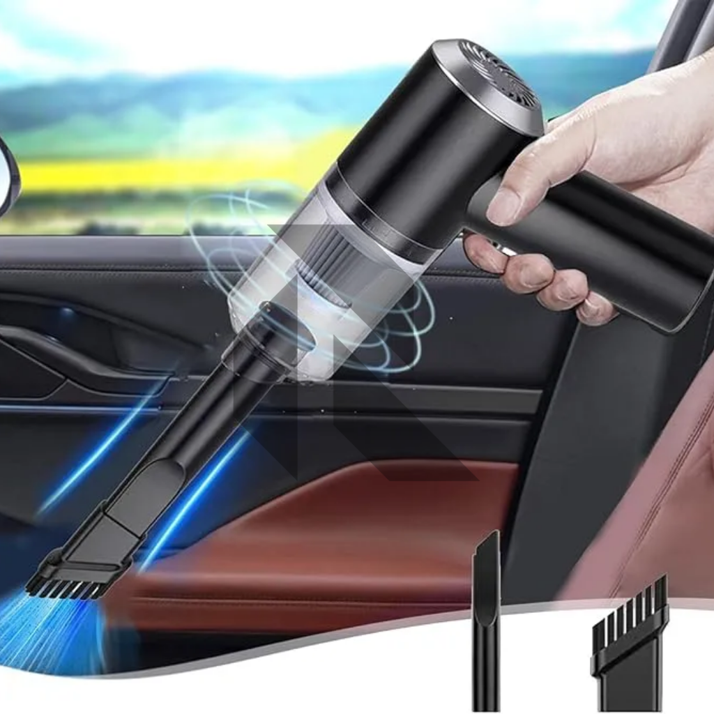 3-in-1 Portable Mini Vacuum Cleaner AS-228 – High Power Suction USB Rechargeable Car & Home Cleaning