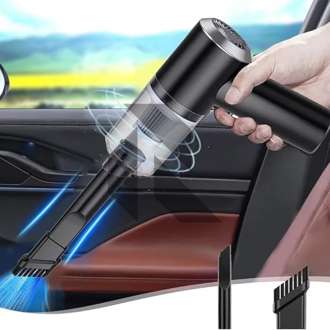3-in-1 Portable Mini Vacuum Cleaner AS-228 – High Power Suction USB Rechargeable Car & Home Cleaning
