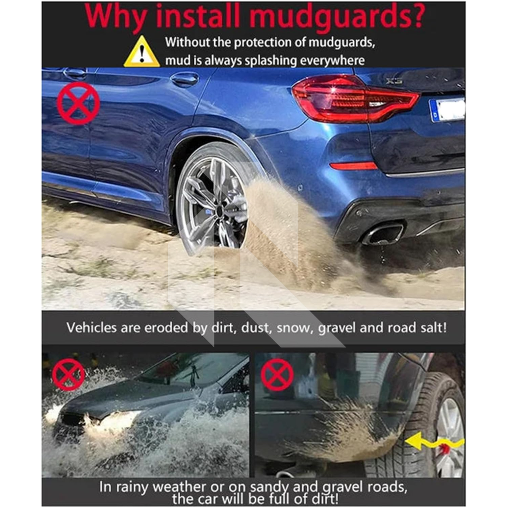 Jaecoo J5 Premium Quality Imported Mudflaps – 4Pcs Set Front & Rear Fender Splash Guards OEM Fitting