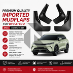 BYD Atto 2 Premium Quality Imported Mudflaps – 4Pcs Set Front & Rear Fender Splash Guards OEM