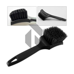 Stiff Bristles Tire Brush – Curved Design for Deep Wheel & Tire Cleaning