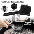 Stiff Bristles Tire Brush – Curved Design for Deep Wheel & Tire Cleaning