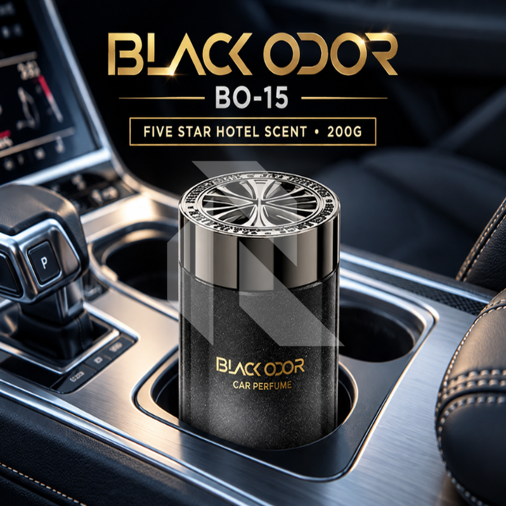 Black Odor BO-15 Five Star Hotel Scent Car Air Freshener 200G
