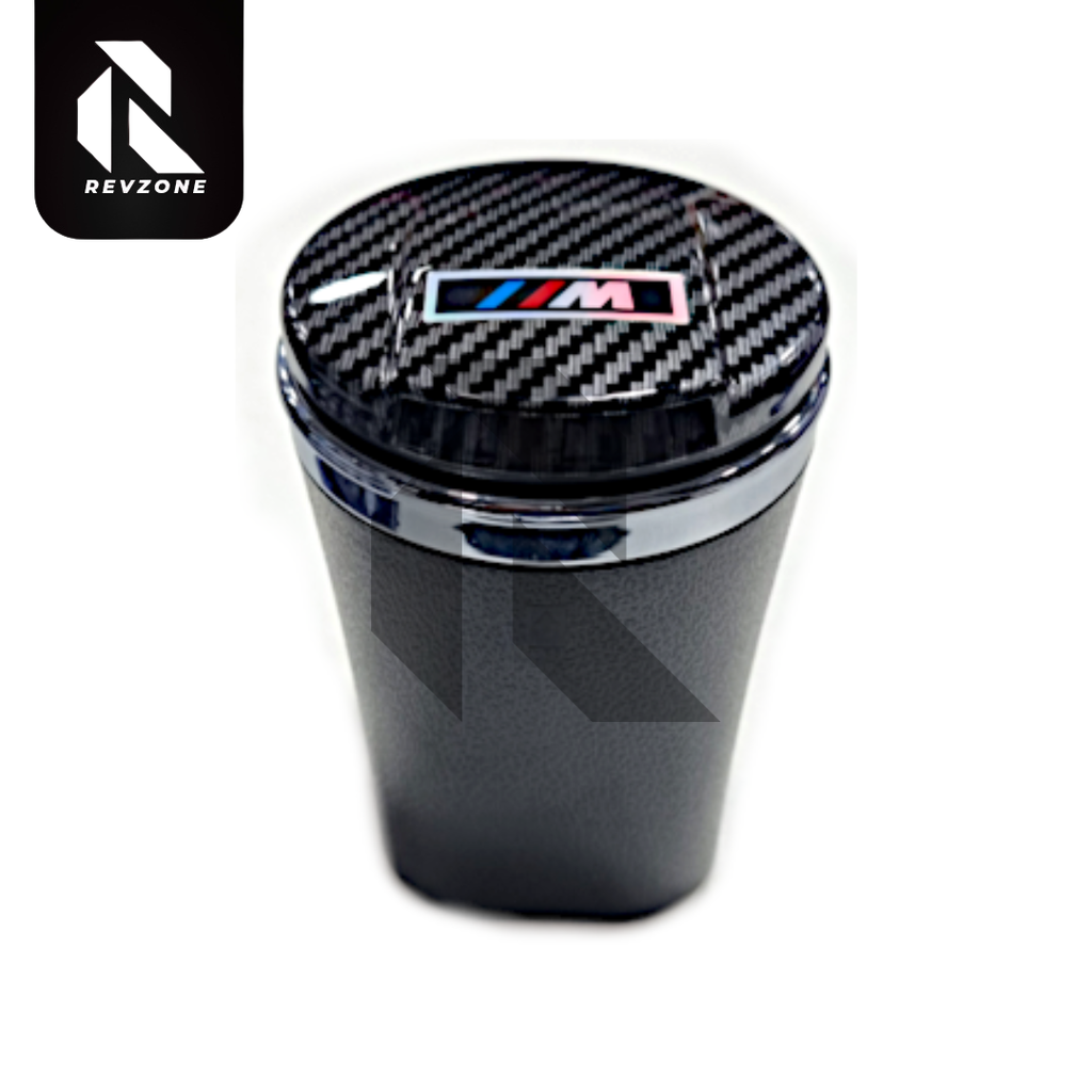 Premium Car Cup Holder Ashtray with Flip Top Lid – Smokeless Portable Ashtray with LED Light