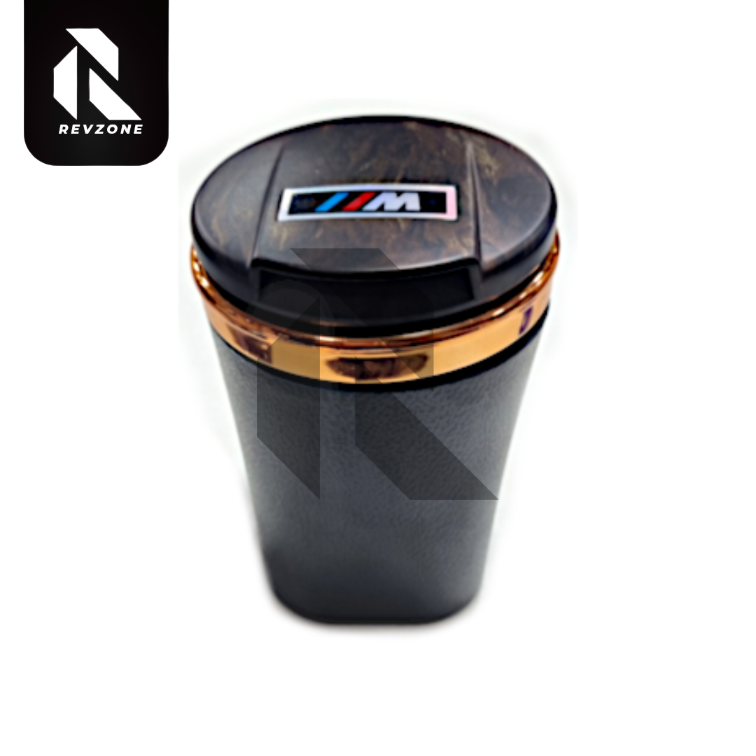 Premium Car Cup Holder Ashtray with Flip Top Lid – Smokeless Portable Ashtray with LED Light
